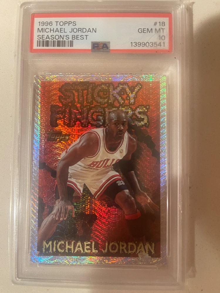 1996 MJ Sticky Fingers PSA 10