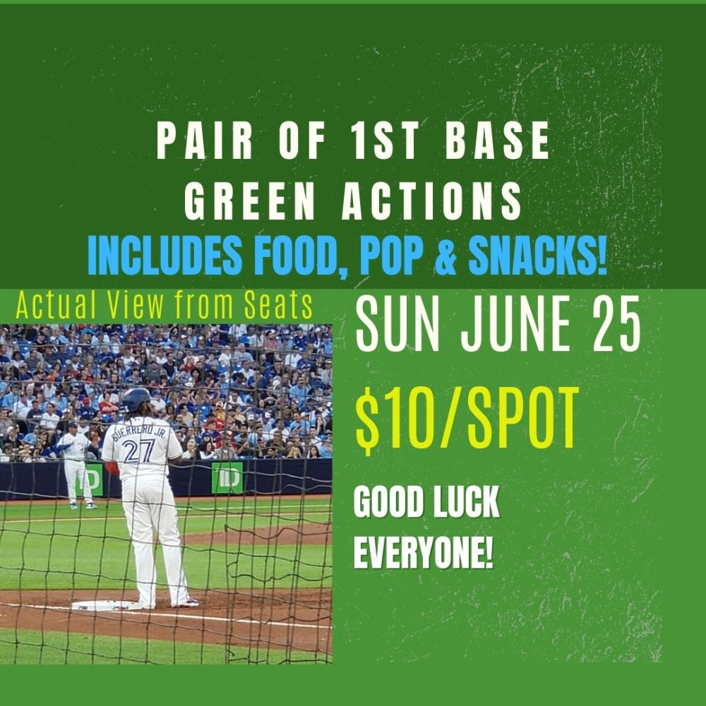1ST BASE ACTIONS JUNE 25TH