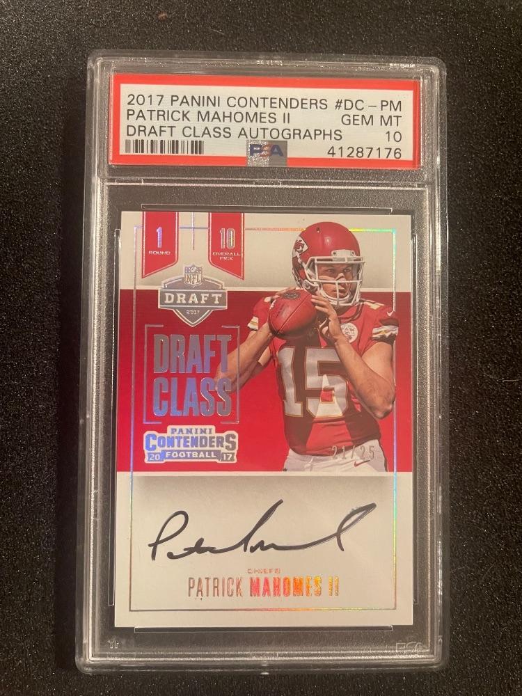 2017 Mahomes Draft Class Auto 