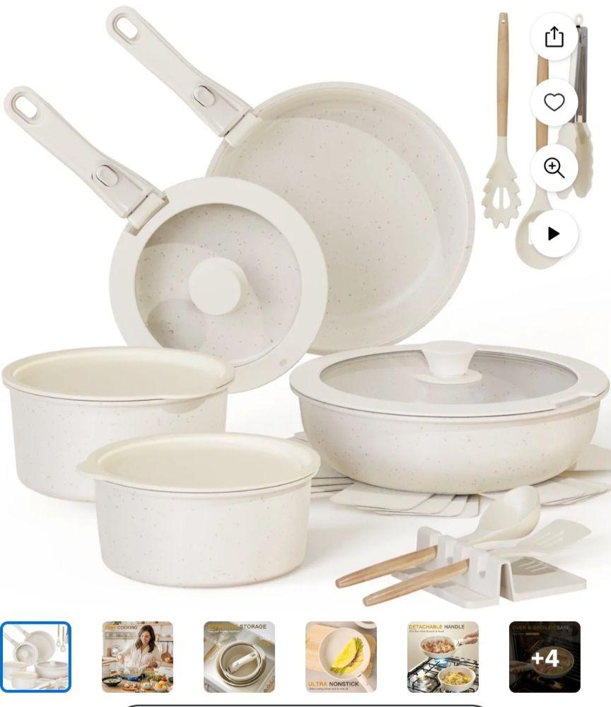 21 Piece Nonstick Cookware Set