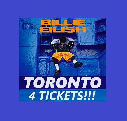 4 Pack - Billie Eilish Toronto