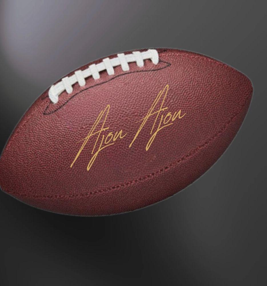 Ajou Ajou Autographed Football