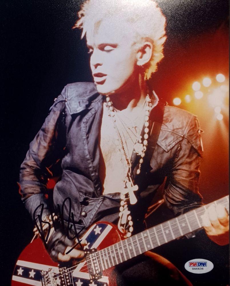 Billy Idol Signed Photo