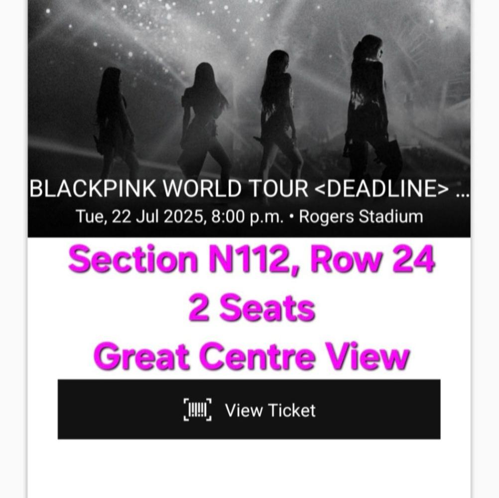 Blackpink Toronto Day 1 (7/22)