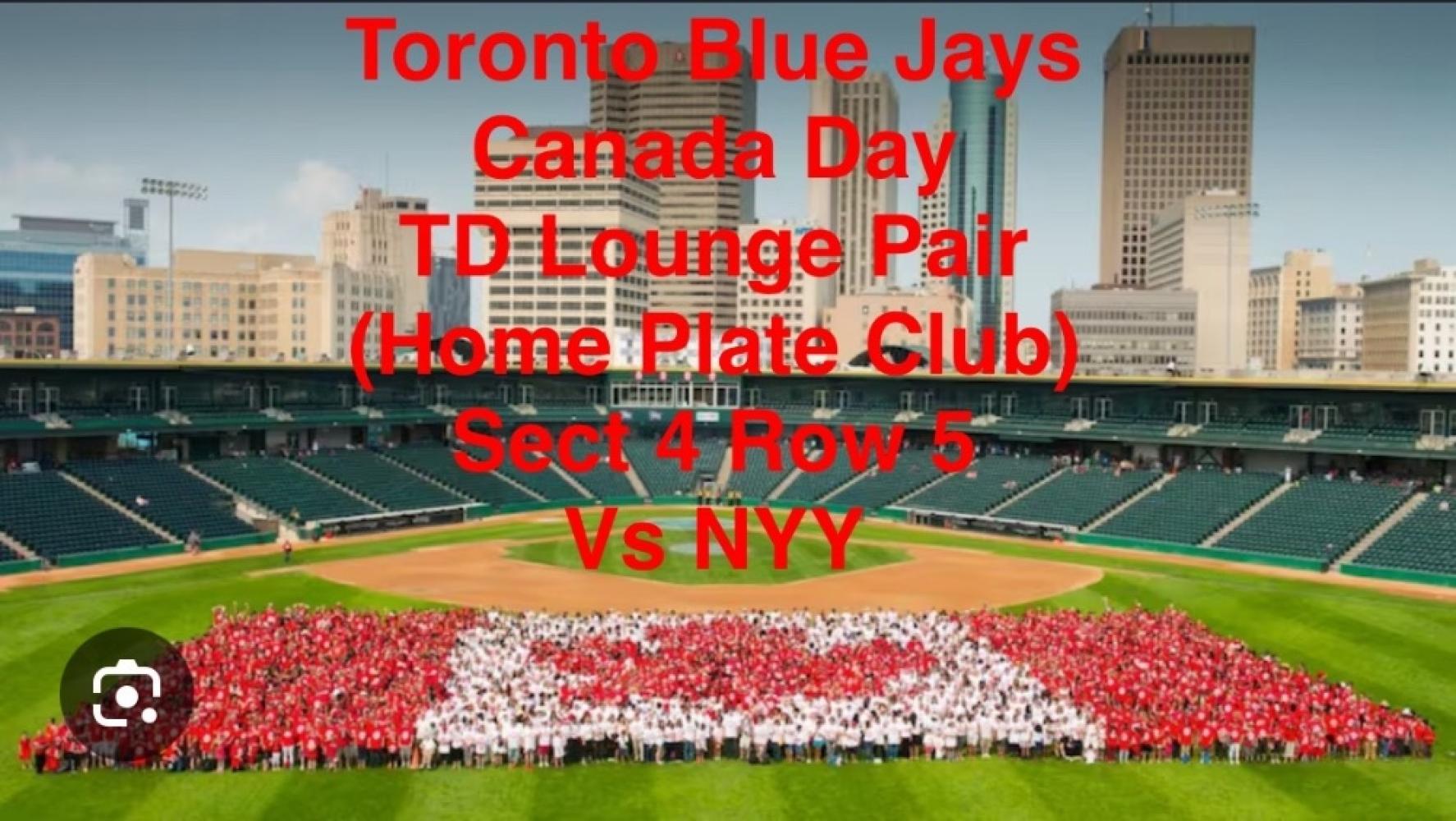 Blue Jays TD Lounge Canada Day