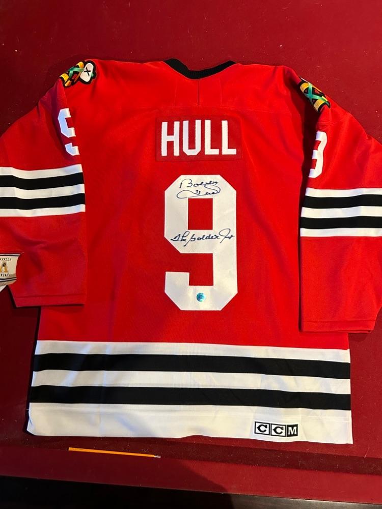 Bobby hull best sale signed jersey