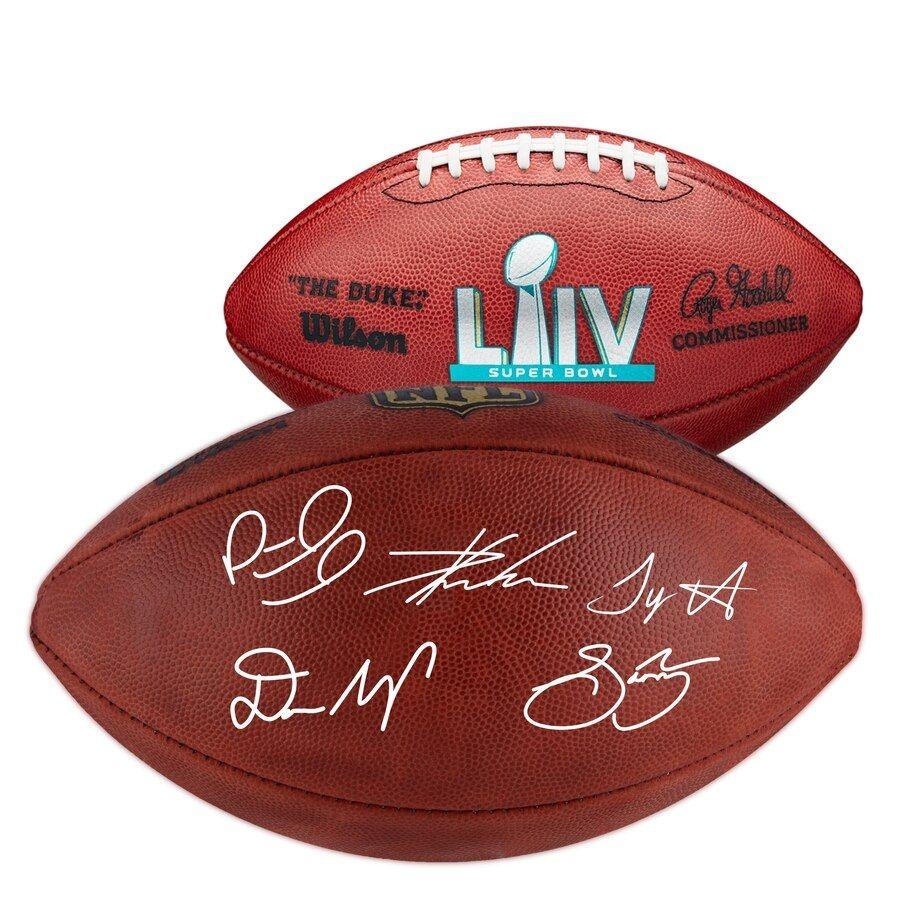 CHIEFS SB54 MULTI SIGNED BALL