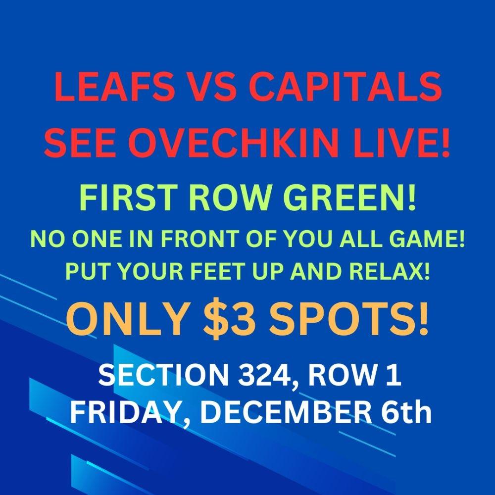 FIRST ROW GREEN - CAPITALS