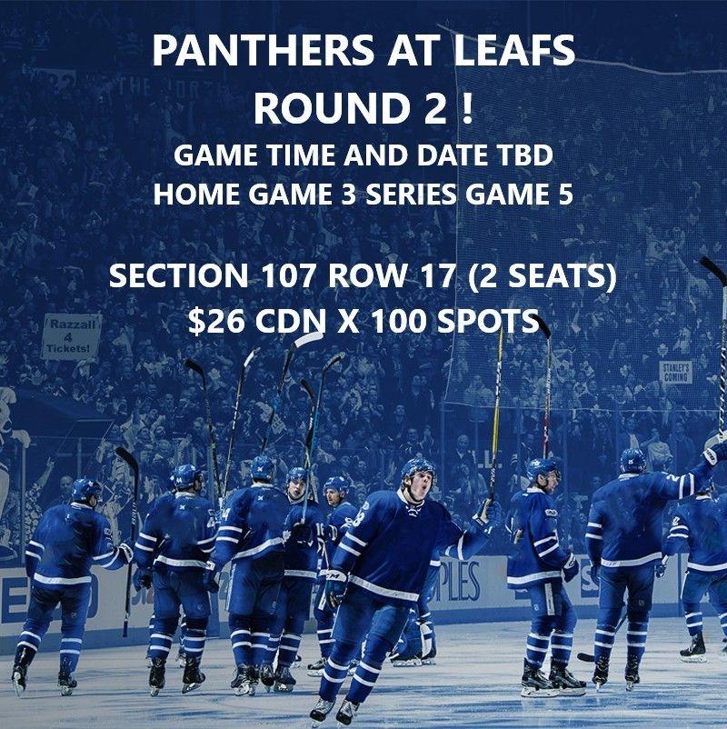 FLORIDA AT MAPLE LEAFS GAME 5