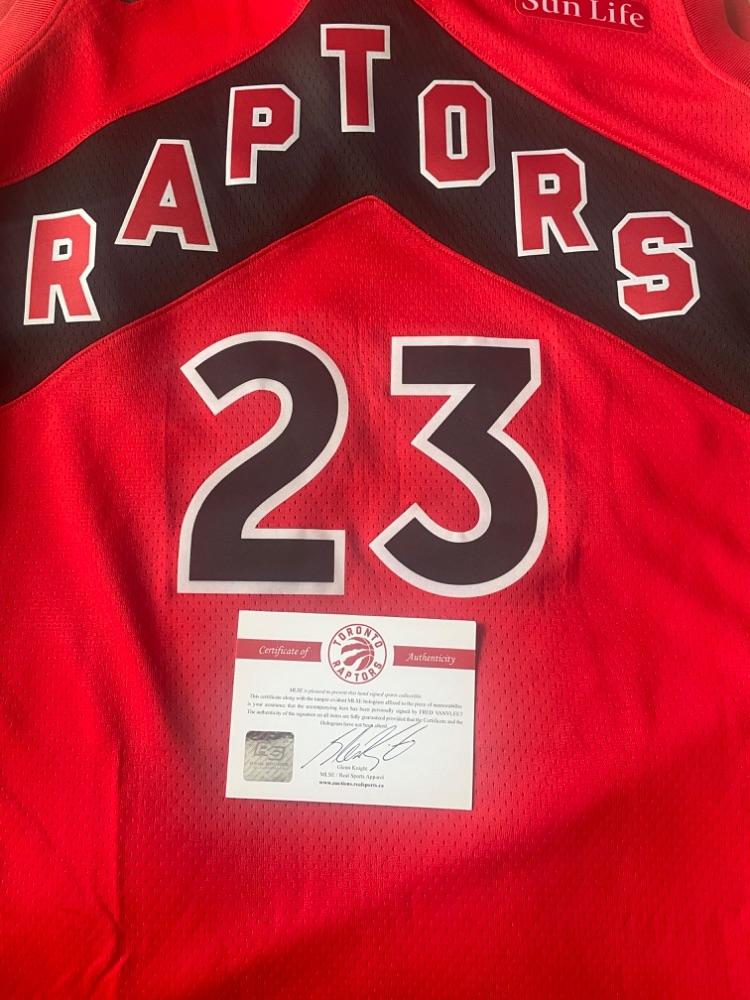 Fred vanvleet hot sale raptors jersey