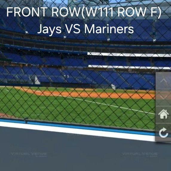 FRONT ROW Jays VS Mariners