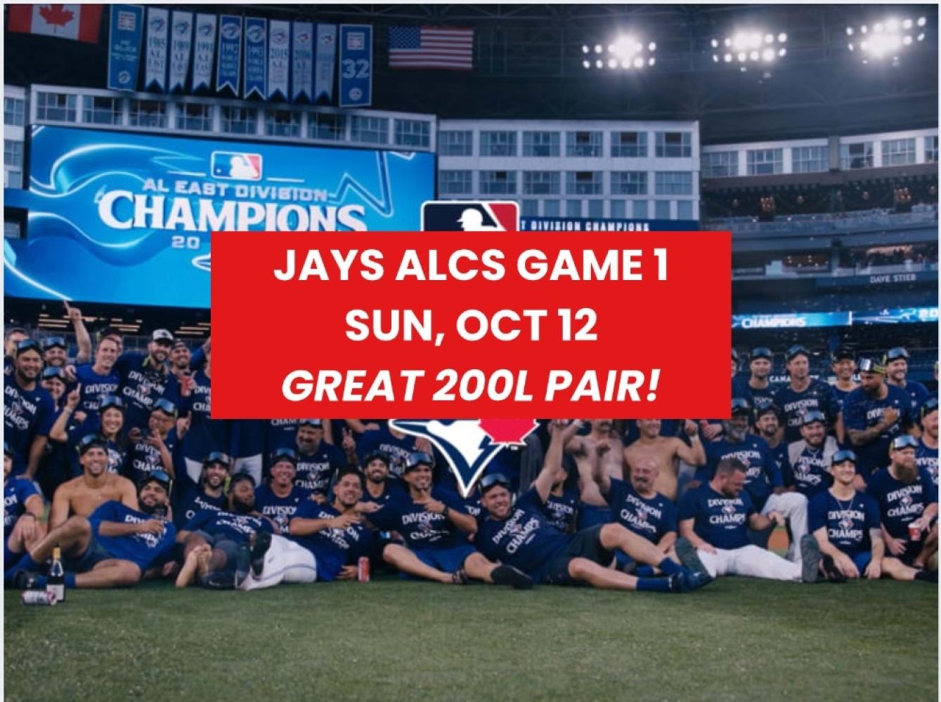 JAYS ALCS GM #1 GREAT 200L