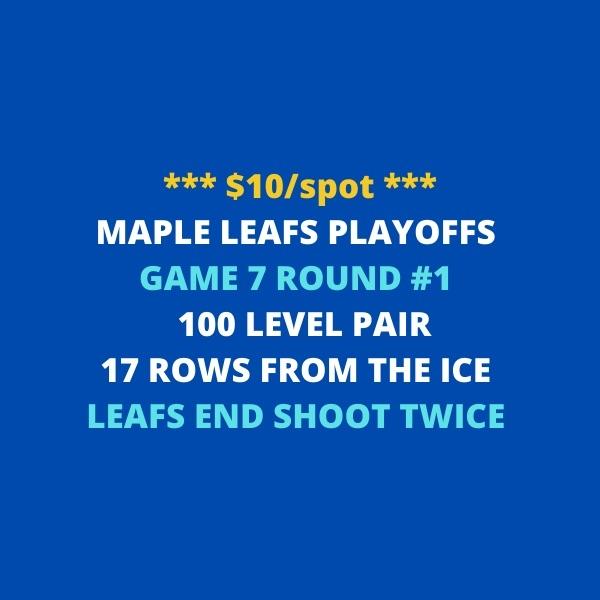 LEAFS GAME #7 100 LEVELS PAIR