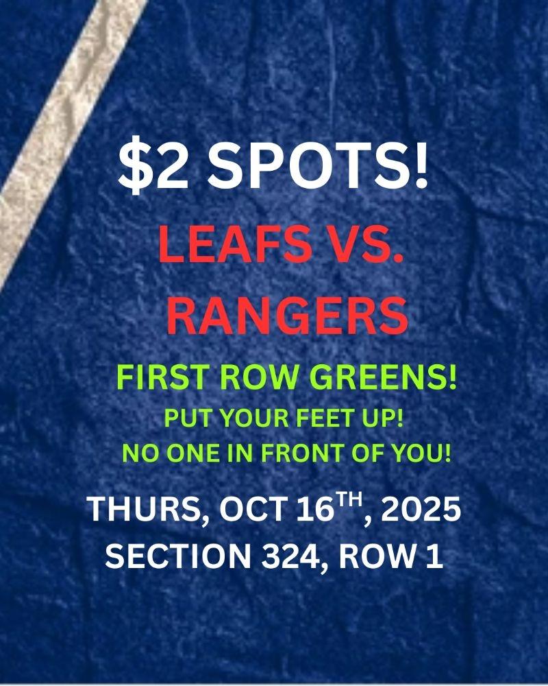 LEAFS VS RANGERS
