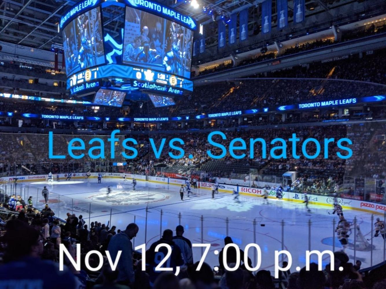 Maple Leafs x Ottawa Senators