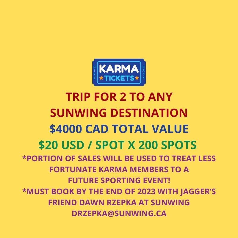 OWN A TRIP FOR 2 WITH SUNWING