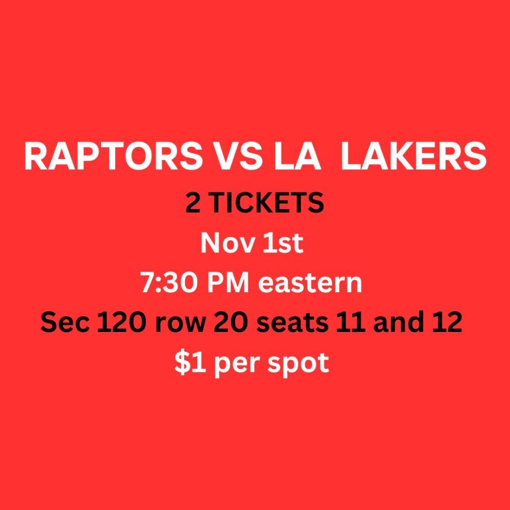 Raptors Vs LA Lakers