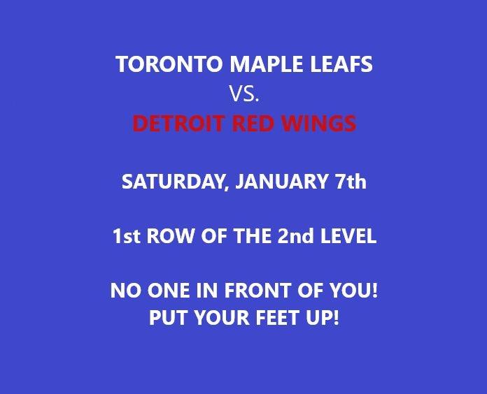 Sat Night! Jan 7 Leafs v Wings