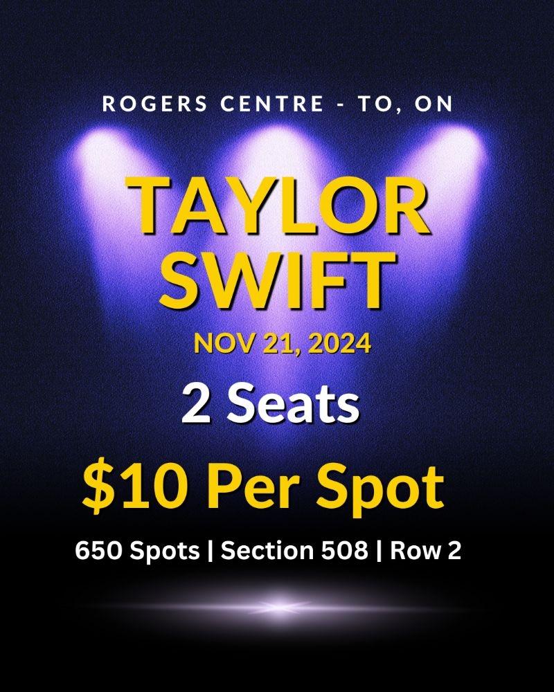 TAYLOR SWIFT - Sec 508, Row 2