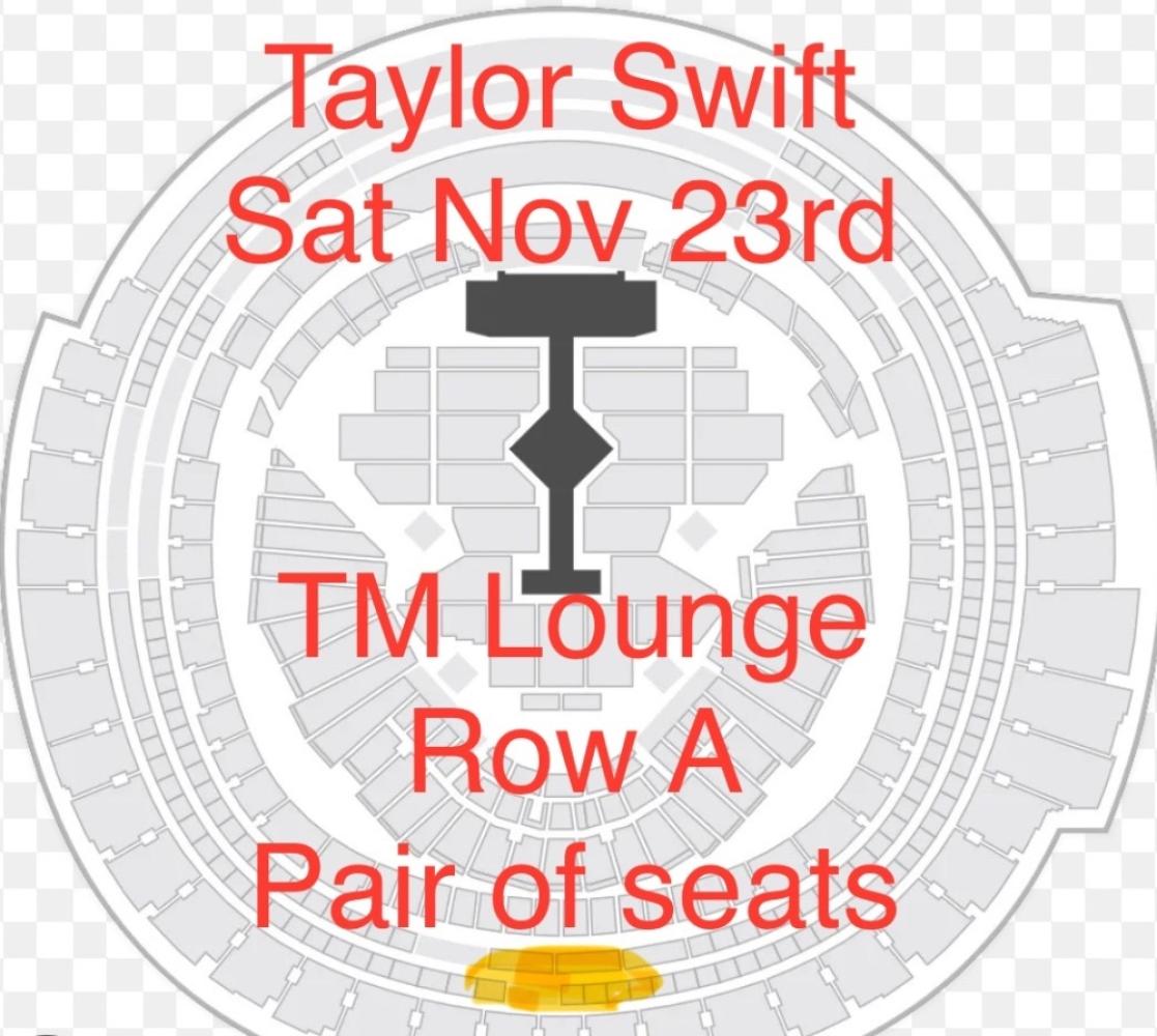 Taylor Swift TM Lounge Row A 