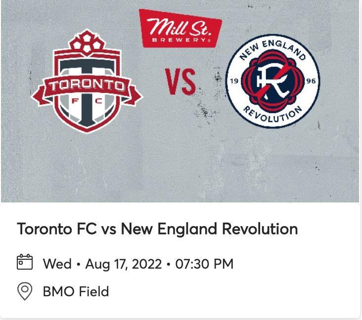 Toronto FC Vs New England Pair