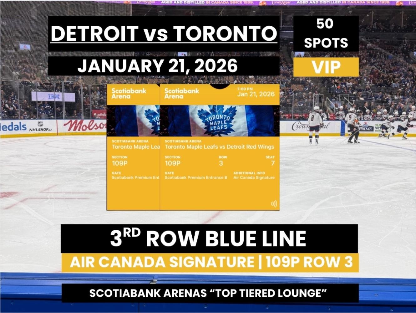 *VIP* LEAFS ROW 3 PAIR