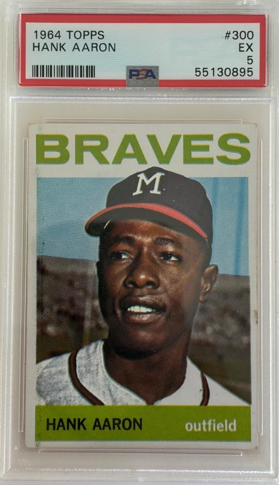1964 Topps Hank Aaron PSA 5