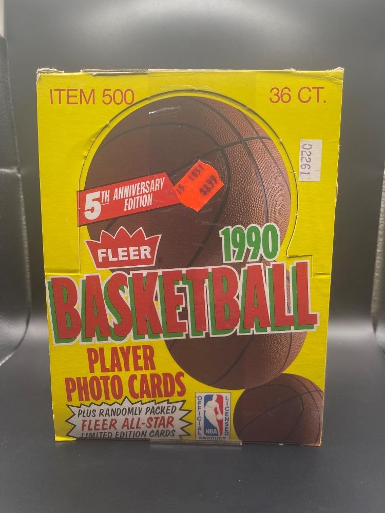 1990 Fleer Basketball Box NEW!