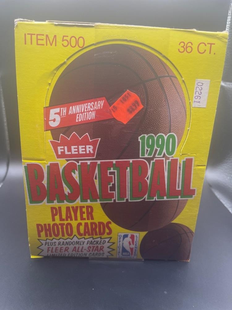 1990 Fleer Basketball box NEW!