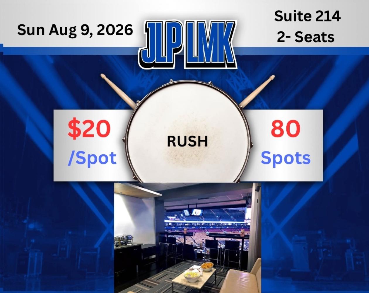 2 Rush Suite Tickets