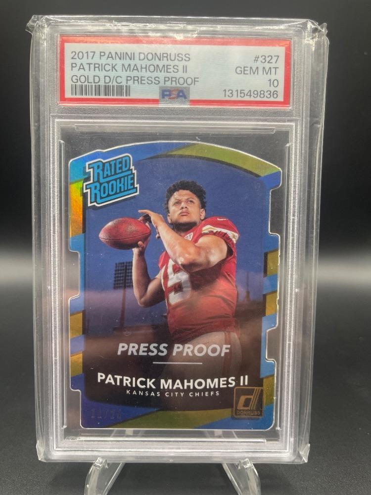 2017 Mahomes Press Proof Gold