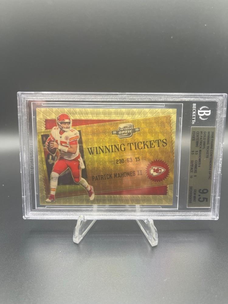 2020 Mahomes Winning Ticket1/1