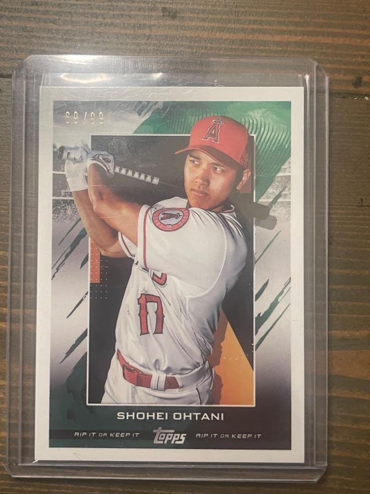 2020 Ohtani Topps Rip it 
