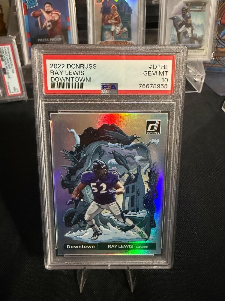 2022 Ray Lewis Downtown PSA 10