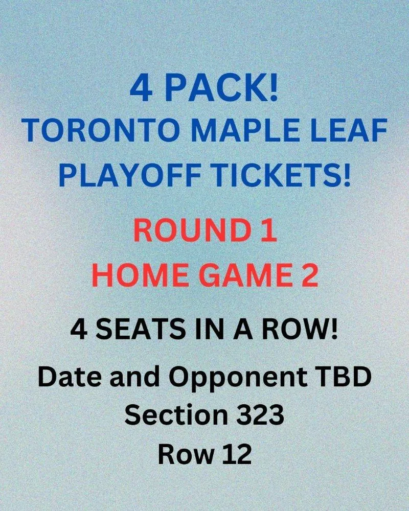 4 PACK LEAFS PLAYOFFS GAME 2