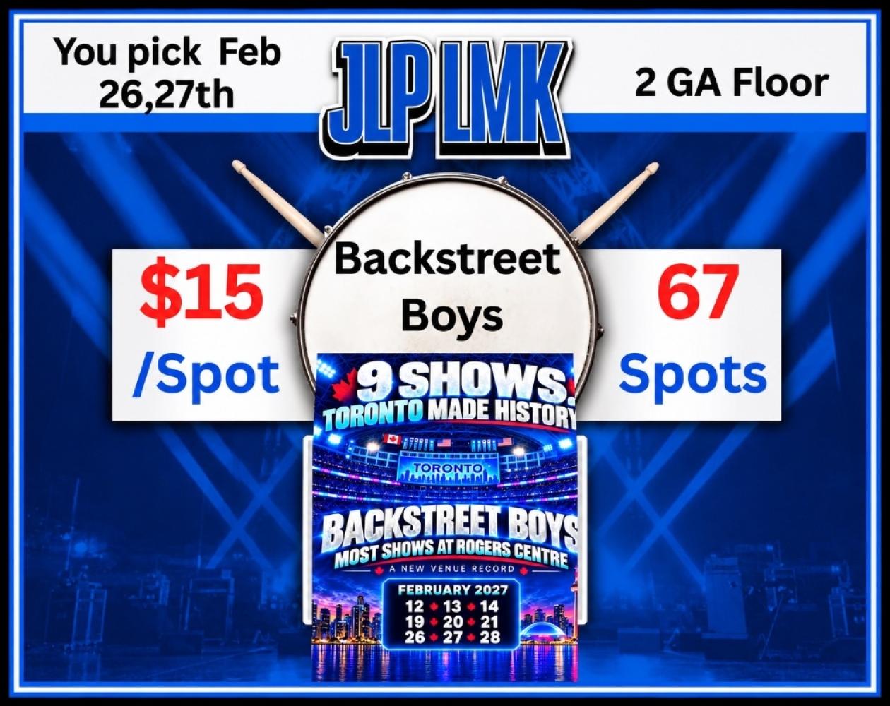 Backstreet Boys GA Pair