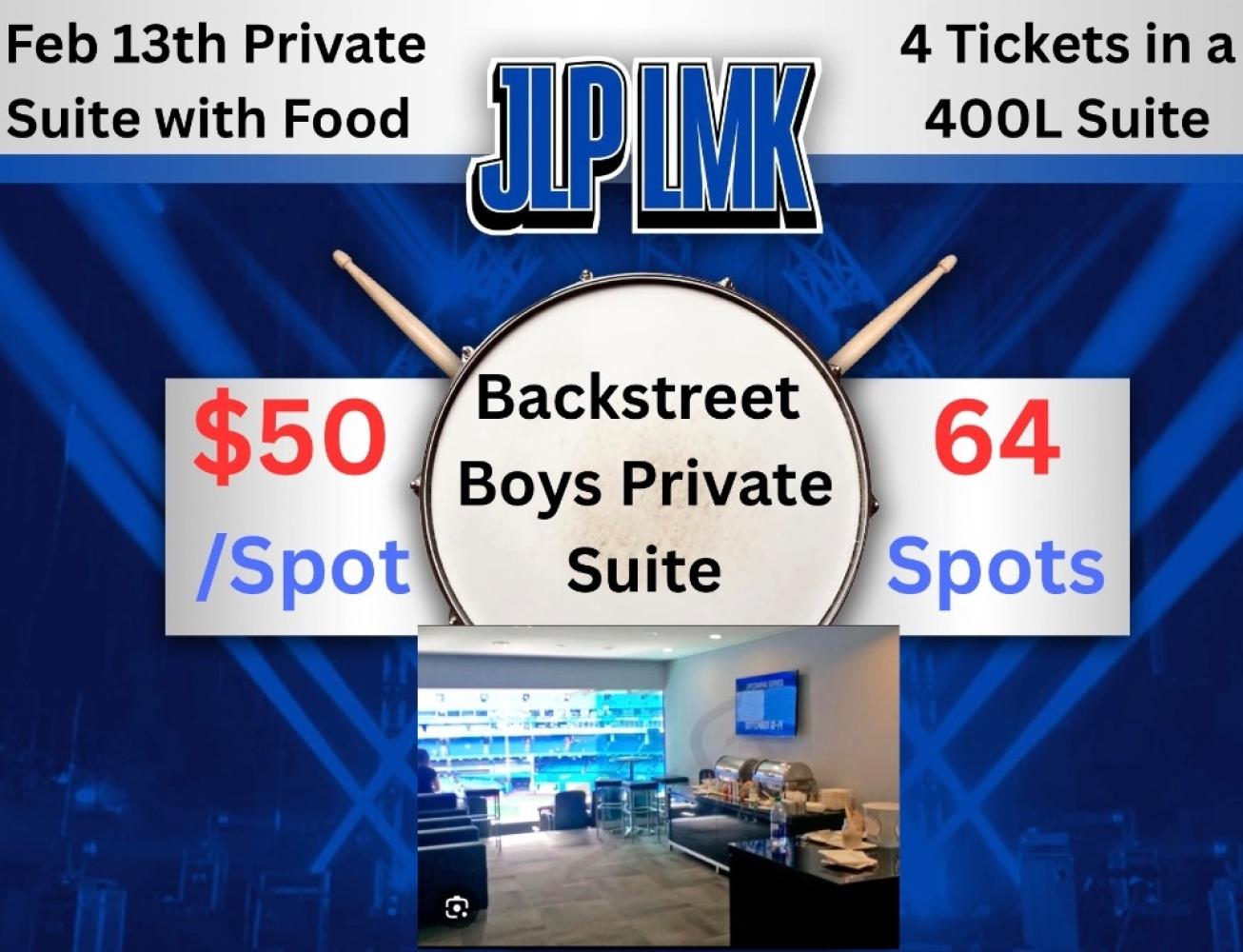 Backstreet Boys Private Suite