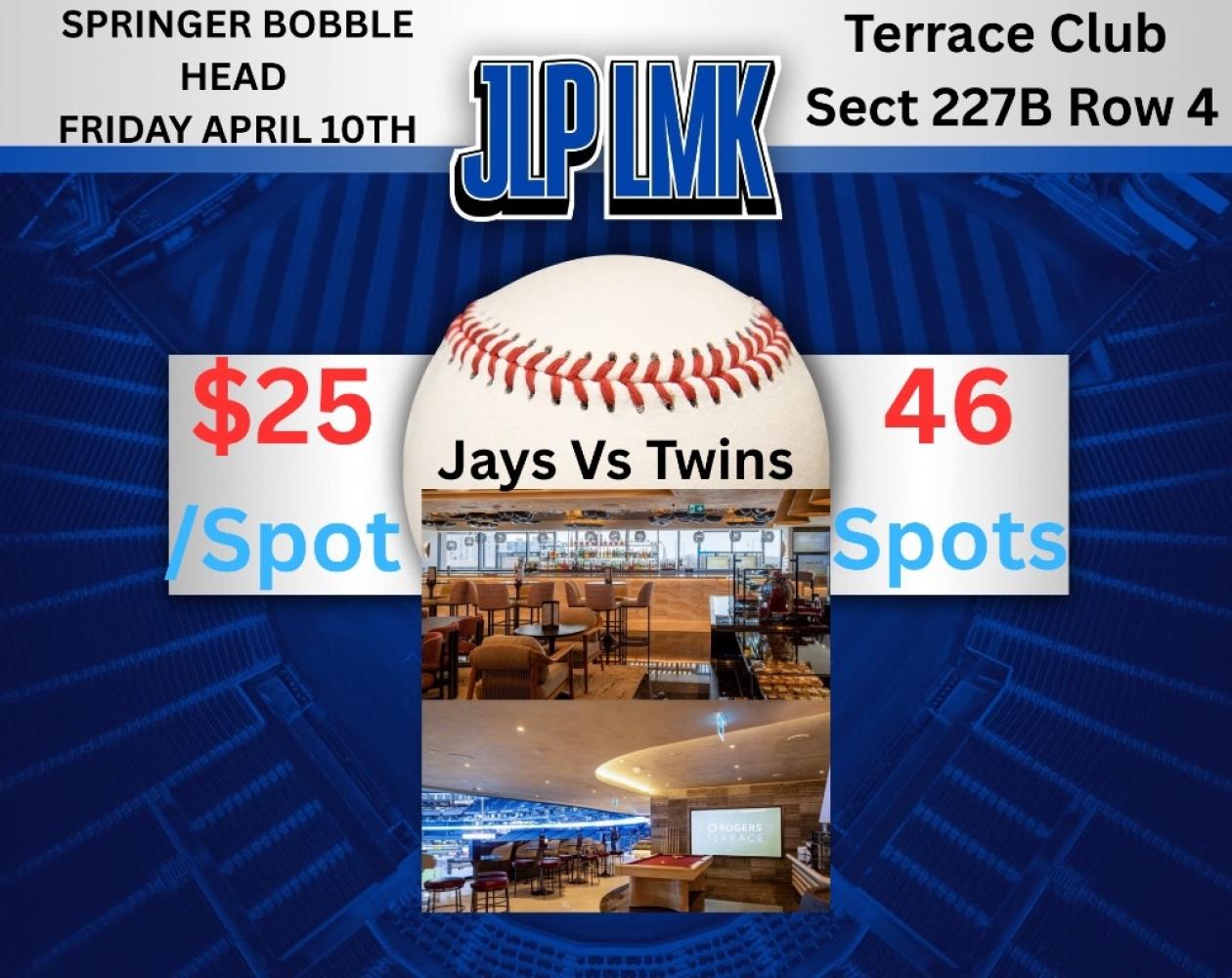 Blue Jays Terrace Club Pair