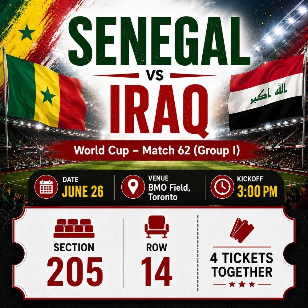 FIFA World Cup – Iraq-Senegal