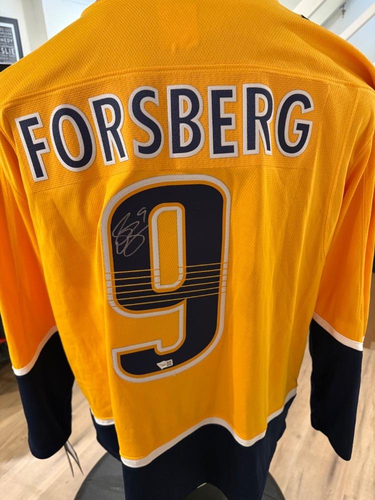 Forsberg signed jersey