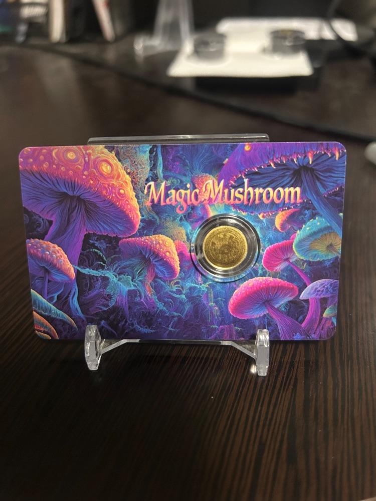 Gold 1/1000 Oz Magic Mushroom