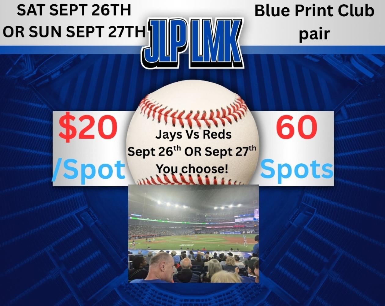 Jays Vs Reds Blue Print Club