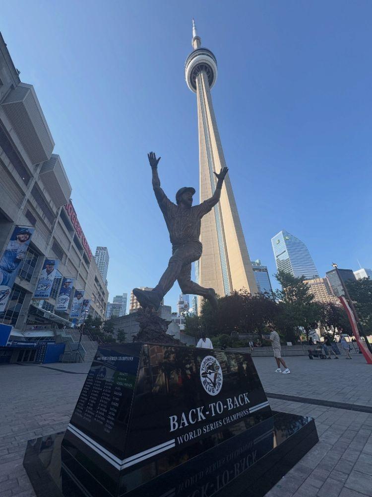 Joe Carter Statue Giveaway Day