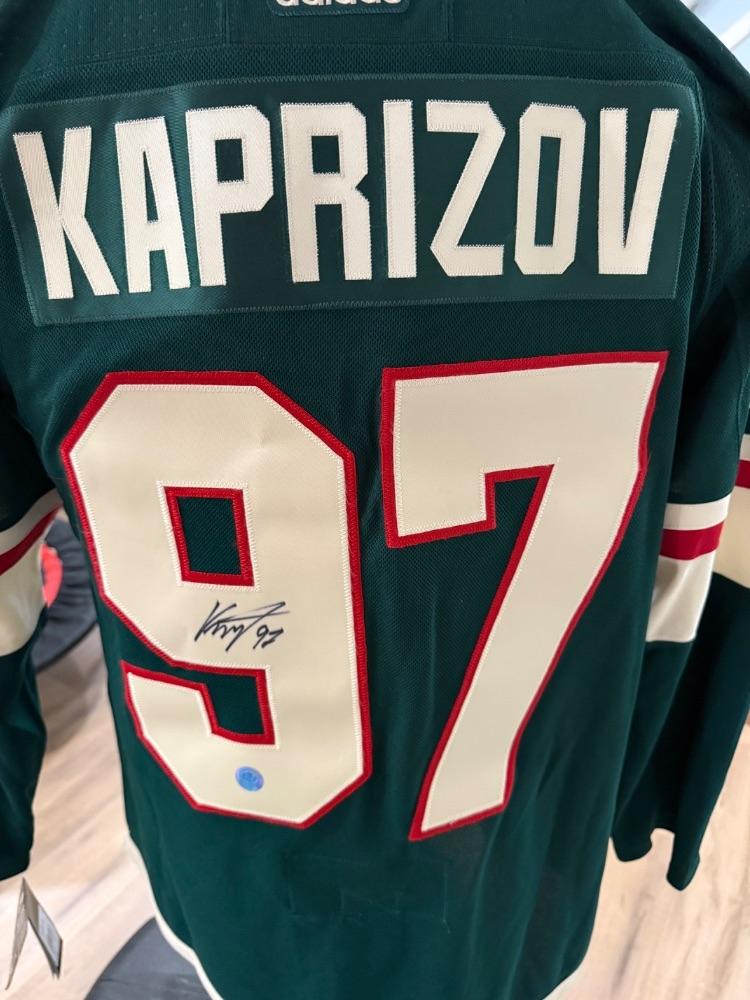 Kaprizov signed jersey