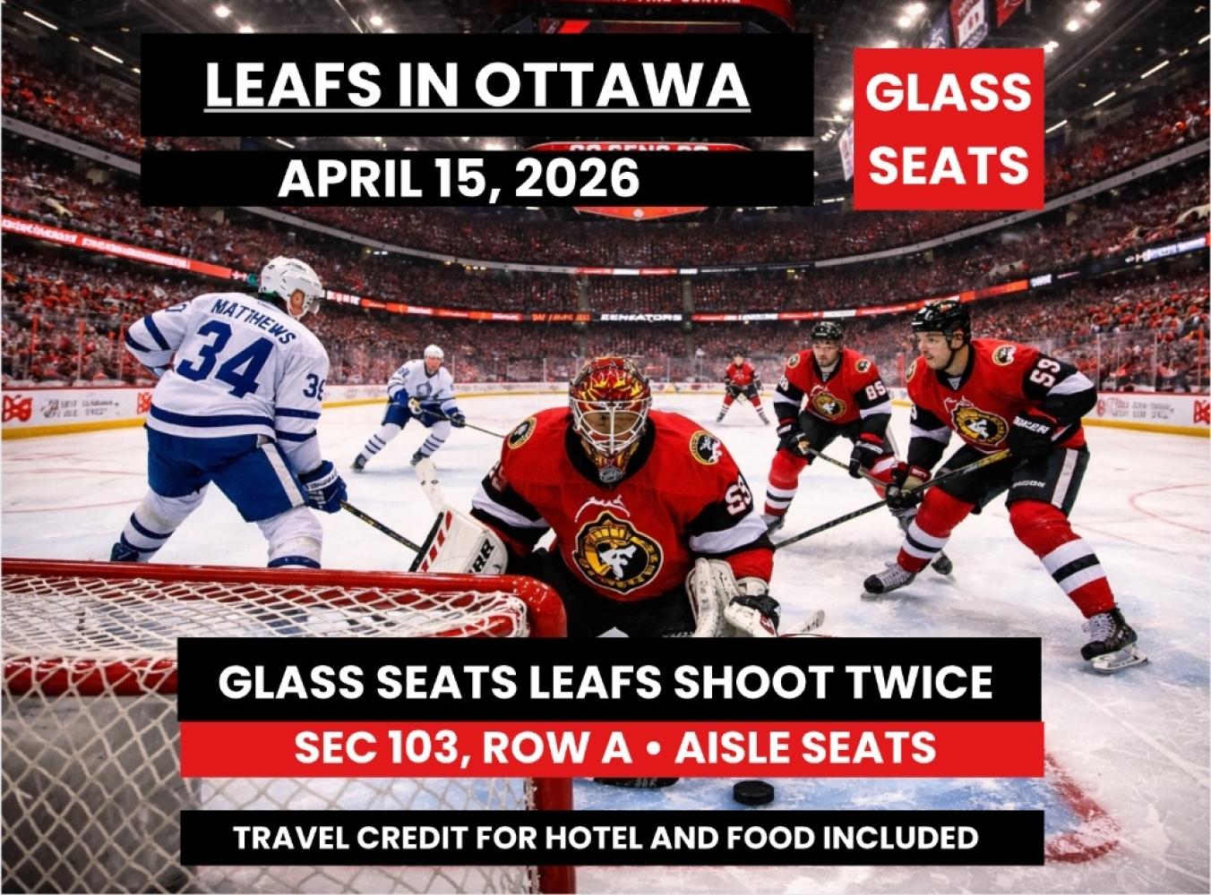 LEAFS @ SENS • TRAVEL PACKAGE