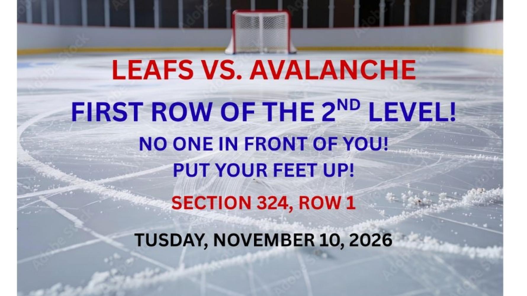 Leafs vs Avalanche