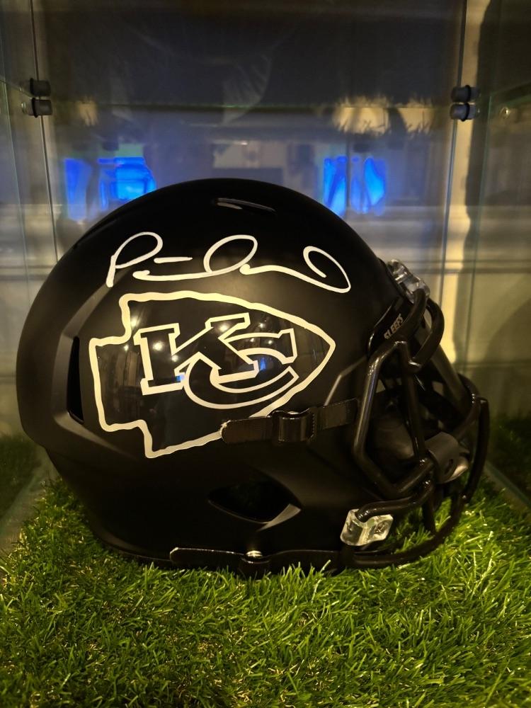 Mahomes Signed Black Speed Rep