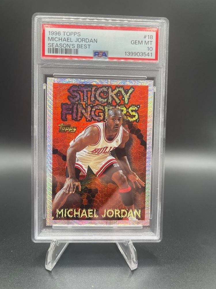 MJ Topps Sticky Fingers PSA 10