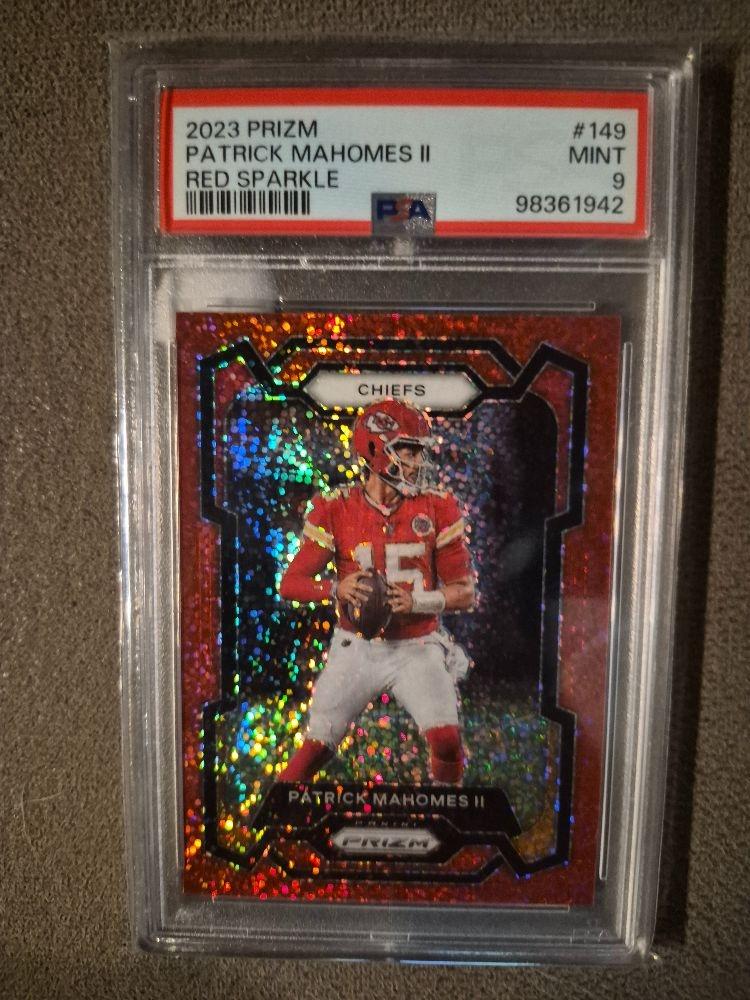 Patrick mahomes red sparkle