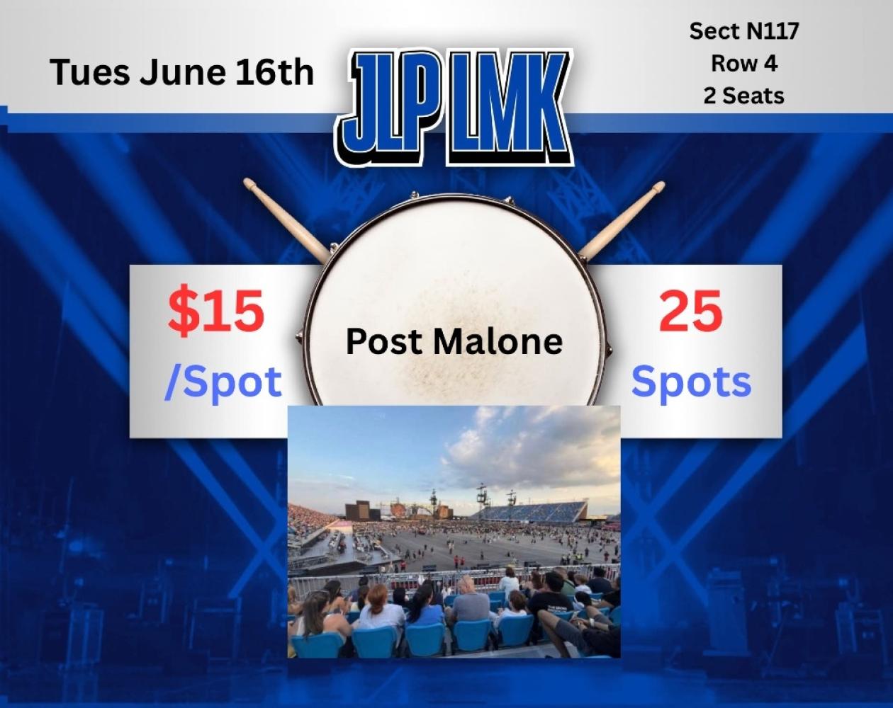 Post Malone Rogers Stadium